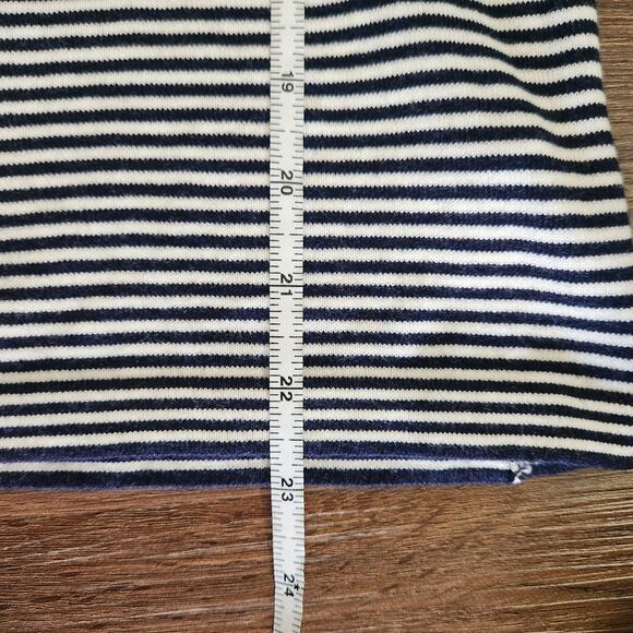 J. McLaughlin Modal Blend Striped Sweater XS Nautical Knit Minimalist Casual - Picture 8 of 8